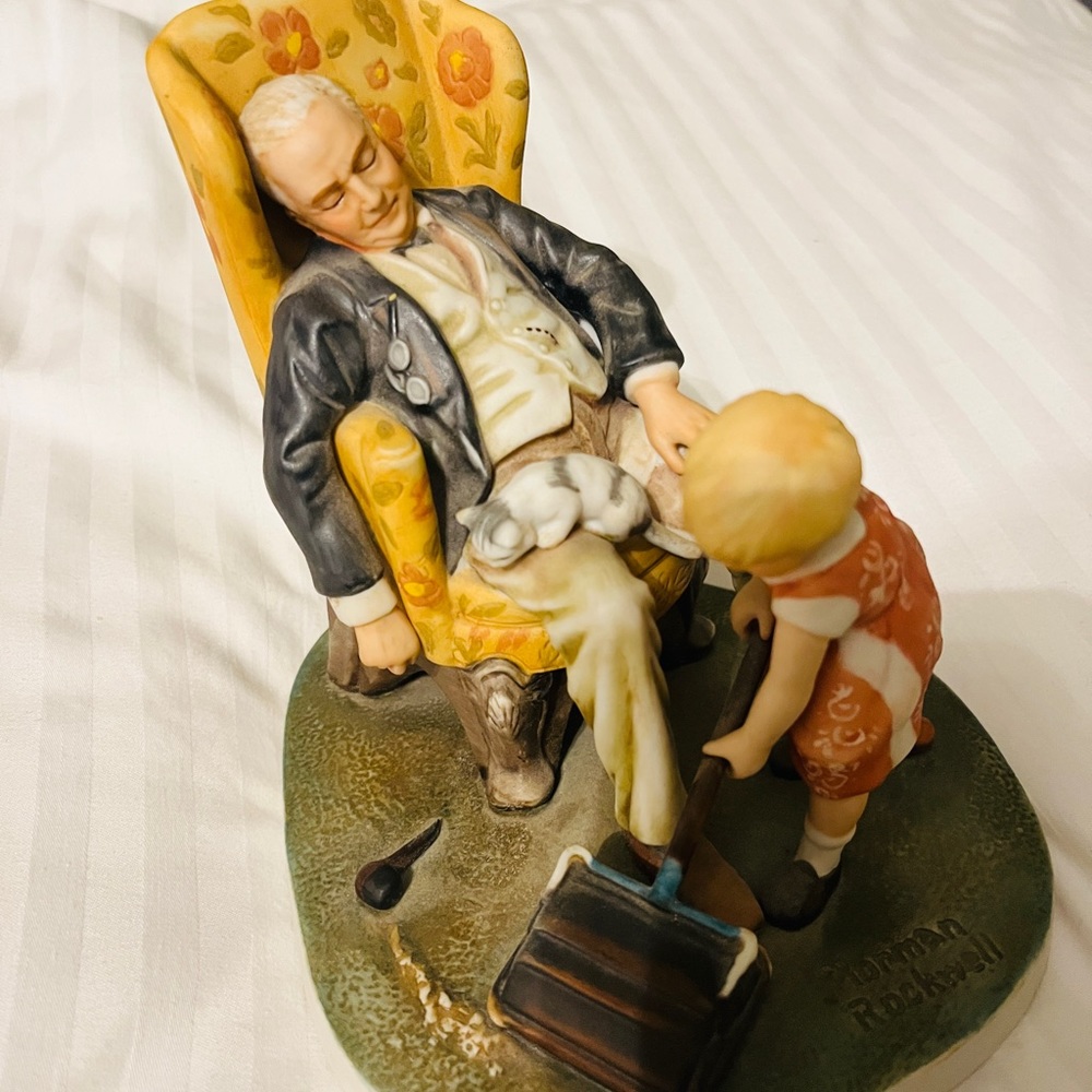 Norman rockwell figurine